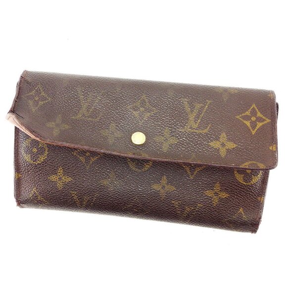 Louis Vuitton Wallet Purse Monogram Brown Woman unisex Authentic - Picture 1 of 6